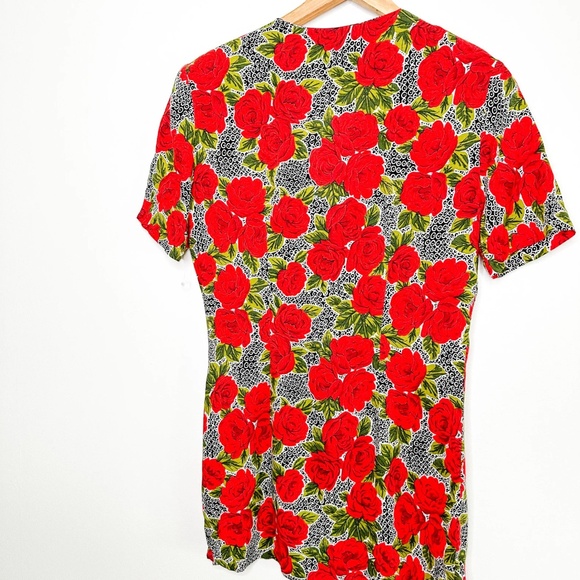 Vintage Rampage Floral Top with Button Front Detail | Vintage Floral Blazer| - Picture 7 of 7